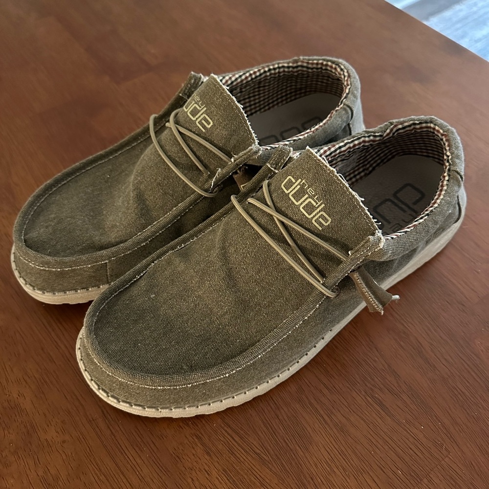 Green/Gray Hey Dudes